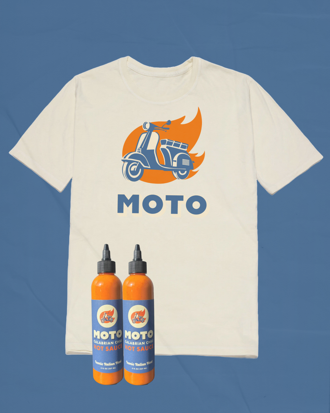 SCOOTER SHIRT & HOT SAUCE BUNDLE